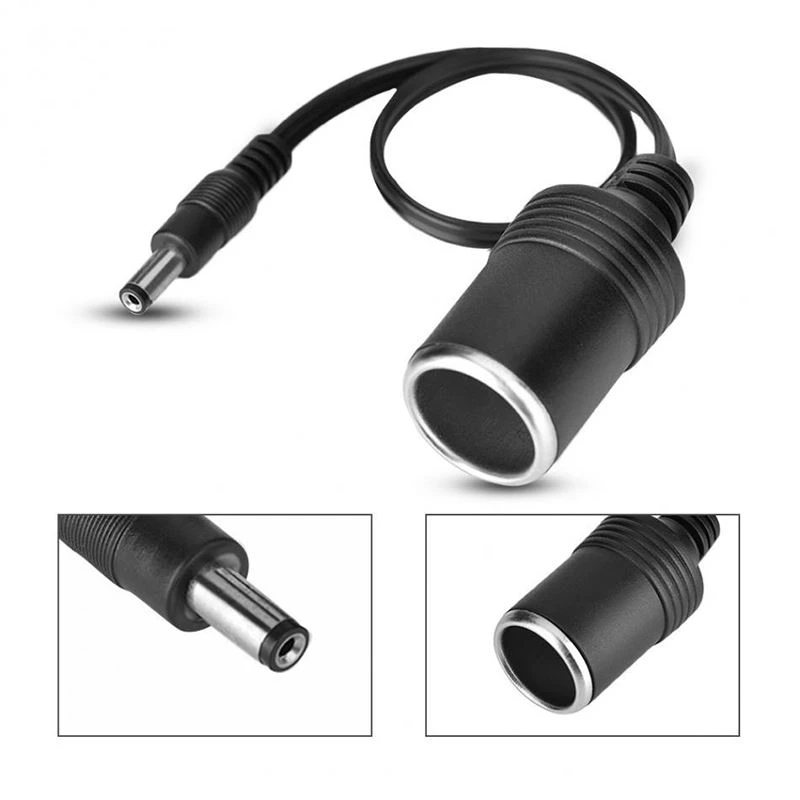 12V 24V Sigarettenaansteker Naar DC 5.5mm X 2.1mm Kabel Voor Autolader